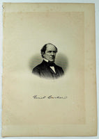 1888 Engraving Uriel Crocker Essex County Marblehead Ma. History Genealogy