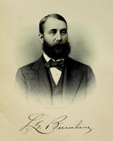 1888 Engraving Lamont Giddings Burnham Essex County Essex Ma. History Genealogy