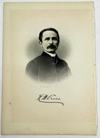 1888 Engraving Captain Henry M. Cross Essex Newburyport Ma. History Genealogy