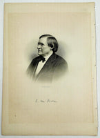 1888 Engraving Samuel Morse Felton Essex West Newbury Ma. History Genealogy