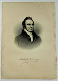 1888 Engraving Dudley Leavitt Pickman Essex County Salem Ma. Genealogy History
