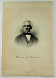 1888 Engraving Hiram Nichols Breed Essex County Lynn Mass. Genealogy History