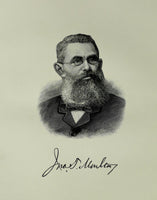 1888 Engraving John Todd Moulton Essex County Lynn Mass. Genealogy History