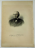 1888 Engraving REV. ALFRED P. PUTNAM Essex County Danvers Ma. Genealogy History