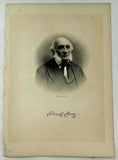 1888 Engraving EBEN GARDNER BERRY Essex County Danvers Mass. Genealogy History