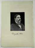1888 Engraving WESLEY KENDALL BELL Essex County Ipswich Ma. Genealogy History