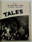 1946 EAST HIGH SCHOOL Madison Wisconsin Original Yearbook Annual Tower Tales