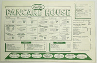 1958 Original Vintage Menu SMITTY'S PANCAKE HOUSE Seattle Washington