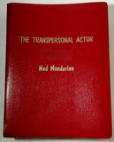 Rare Pre-Publish 1973 THE TRANSPERSONAL ACTOR Ned Manderino Stanislavski Method