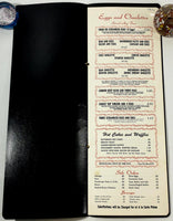 1971 Vintage Full Menu HORACE HEIDT'S - JAVA TIME Restaurant Santa Monica CA
