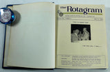 1974 1975 ROTARY CLUB WHITTIER CA Rotograms Newsletters Bound Book Archives