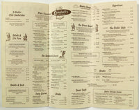 1990 Original Vintage Menu CAMPBELL'S LAKE HOUSE Restaurant Lounge Lake Ozark MO