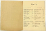 1910 ? Old Antique Vintage Menu GOURMET RESTAURANT Mexico City D.F. CDMX