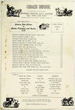 1967 Vintage ALL YOU CAN EAT Dinner Menu COACH HOUSE RESTAURANT Strongsville OH