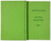 CFCP 1974 ANTHOLOGY Alpha Chapter California Federation CHAPARRAL POETS Poetry