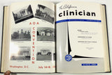 1958 CALIFORNIA CLINICIAN CA Osteopathic Association D.O. Bound Magazine Book