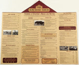 2002 Vintage HUGE Menu THE MACHINE SHED Farming Restaurant Iowa