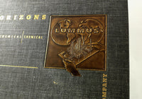1954 1st Ed. LUMMUS COMPANY New Horizons Hardcover With Signed Letter Petroleum
