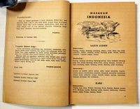 1969 MASAKAN SE-HARI Sehari Oleh Eleonora Indonesian Cookbook Tionghoa Eropa