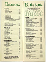 1960's Vtg Room Service Menu THE SUMMIT HOTEL New York Gaucho Restaurant Lounge