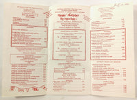 1983 Vintage Menu HAPPY HOLLIDAY RESTAURANT Westerly Rhode Island