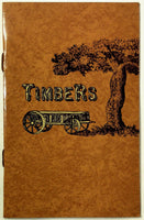 1992 Vintage Menu TIMBERS RESTAURANT & LOUNGE Mercer Pennsylvania