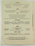 1940's Dinner Menu HENRICI'S ON RANDOLPH Restaurant Chicago IL. Late Dining