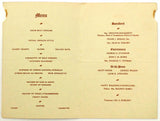 1928 Menu BAR ASSOCIATION DISTRICT COLUMBIA Silas Strawn ABA Willard Hotel DC