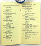 May 4 1933 Annual Dinner Menu U.S. CHAMBER OF COMMERCE Washington Auditorium DC