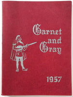 1957 ALBANY HIGH SCHOOL Albany New York Original Yearbook Annual Garnet & Gray