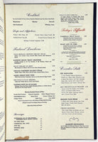 1973 Original Large & Heavy Vintage Menu TIFFIN INN Restaurant Denver Colorado