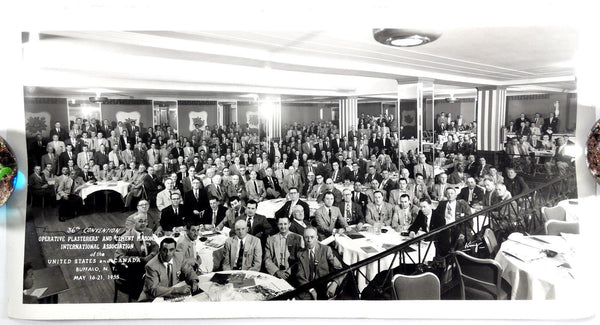 1955 Photo OPCM OPERATIVE PLASTERERS' & CEMENT MASONS 36th Convention Buffalo NY b