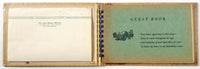 1940's VILLAGE GREEN MOTEL Signed GUEST BOOK Names Address Sylvania Georgia