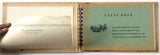 1940's VILLAGE GREEN MOTEL Signed GUEST BOOK Names Address Sylvania Georgia