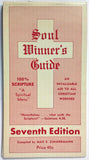 Rare 1954 SOUL WINNER'S GUIDE Christian Scripture Bible Answers Max Zimmermann