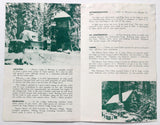 1950's Brochure PIERCE'S OSBURN LODGE Wilsonia Village Kings Canyon Nat. Park CA