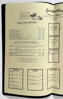 1960's Huge Heavy Vintage Dinner Menu TOWNE HOUSE Restaurant Agate Beach Oregon