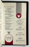 1972 Dinner & Wine List Menu THUNDERBIRD MOTOR INN Jantzen Beach Portland OR