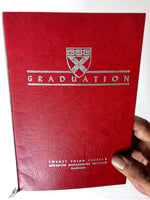 1953 GRADUATION Program & Menu HARVARD UNIVERSITY Adv. Management Cambridge MA