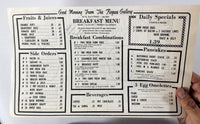 1977 Original Vintage Menu ROGUE'S GALLERY Restaurant Yuma Arizona
