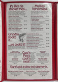 1984 Vintage Menu ZACKLY's COUNTRY COOKIN Zackly Like Mama's St. Petersburg FL