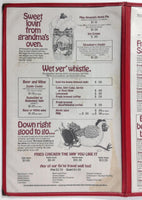 1984 Vintage Menu ZACKLY's COUNTRY COOKIN Zackly Like Mama's St. Petersburg FL