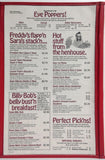 1984 Vintage Menu ZACKLY's COUNTRY COOKIN Zackly Like Mama's St. Petersburg FL