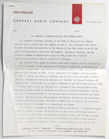 1965 1st Ed. HISTORY OF THE GENERAL RADIO COMPANY GenRad Arthur Thiessen