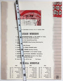 1962 Menu Ohio State Buckeye Football LINCOLN LODGE COFFEE SHOPPE Columbus Ohio