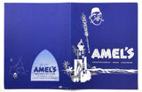 1961 Vintage Menu AMEL'S RESTAURANT Mediterranean & Middle East Pittsburgh PA