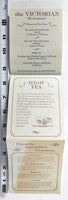 Vintage Brochure Menu THE VICTORIAN Restaurant Kansas City Missouri High Tea