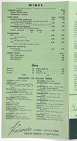 1956 Vintage Printer Sample Menu LA HACIENDA Restaurant Pizzeria Kenmore NY