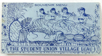 Original Vintage Menu OKLAHOMA STATE UNIVERSITY Student Union Polynesian Luau