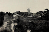 1901 Roadside Near Canton Pagoda & Arch China Photogravure Photograph